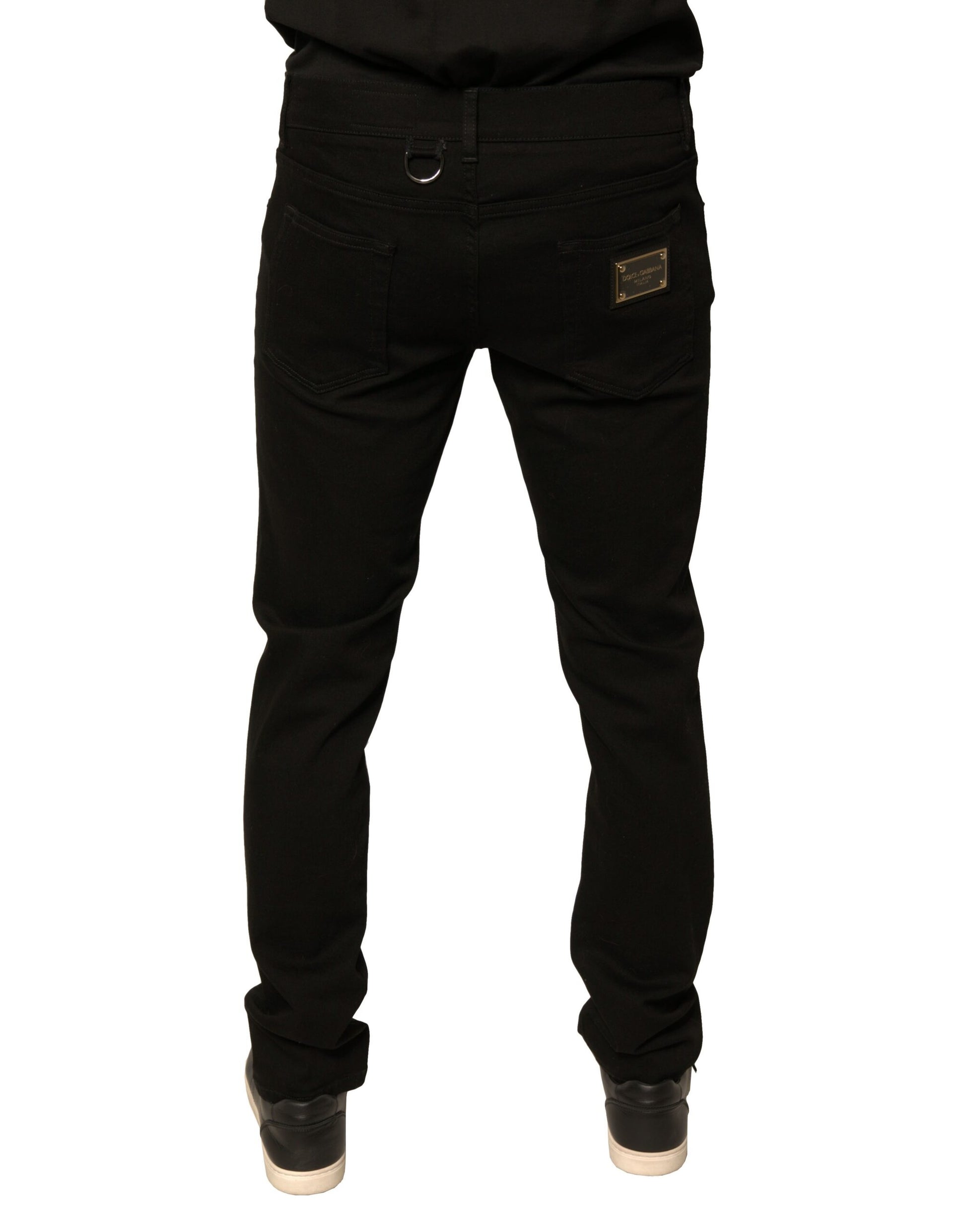Pair of black jeans on a mannequin