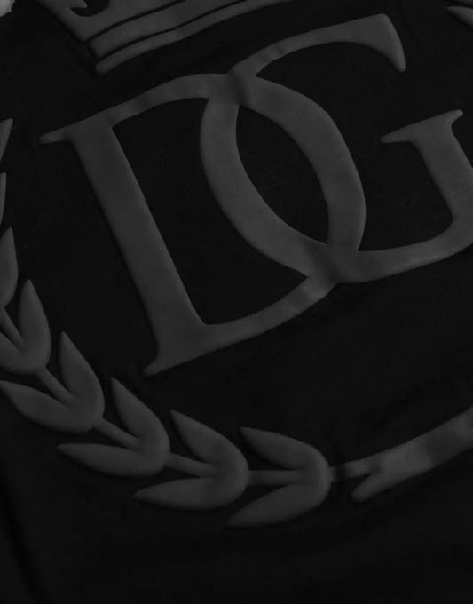 Black jacket with embroidered logo