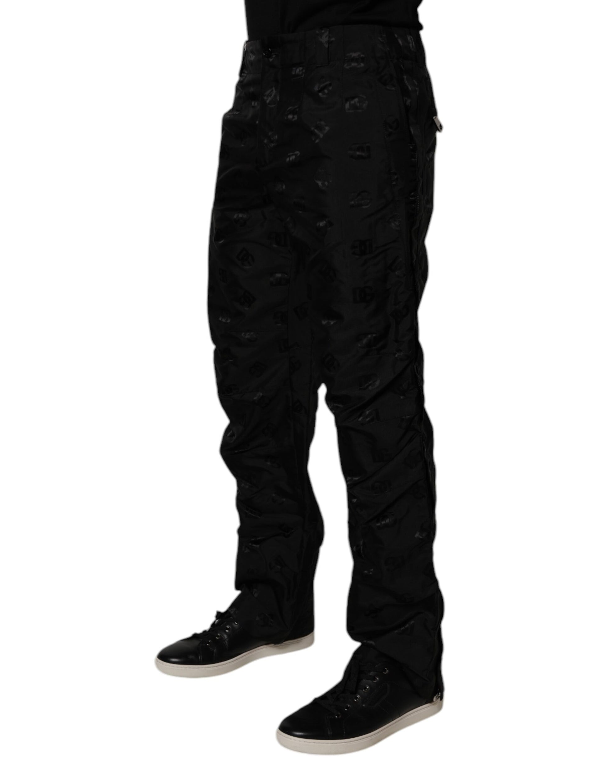 Black overalls on a mannequin