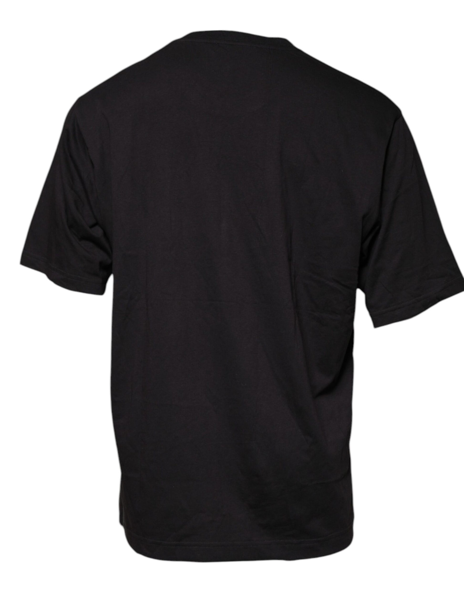 Black t-shirt on a hanger