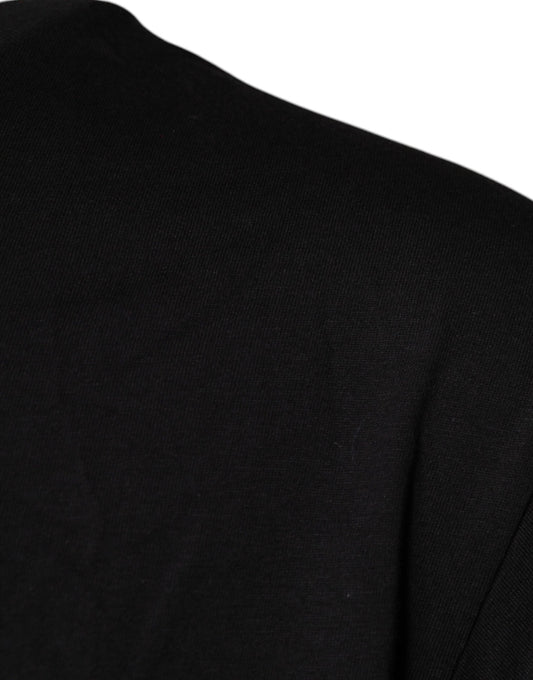 The back of a black suit jacket