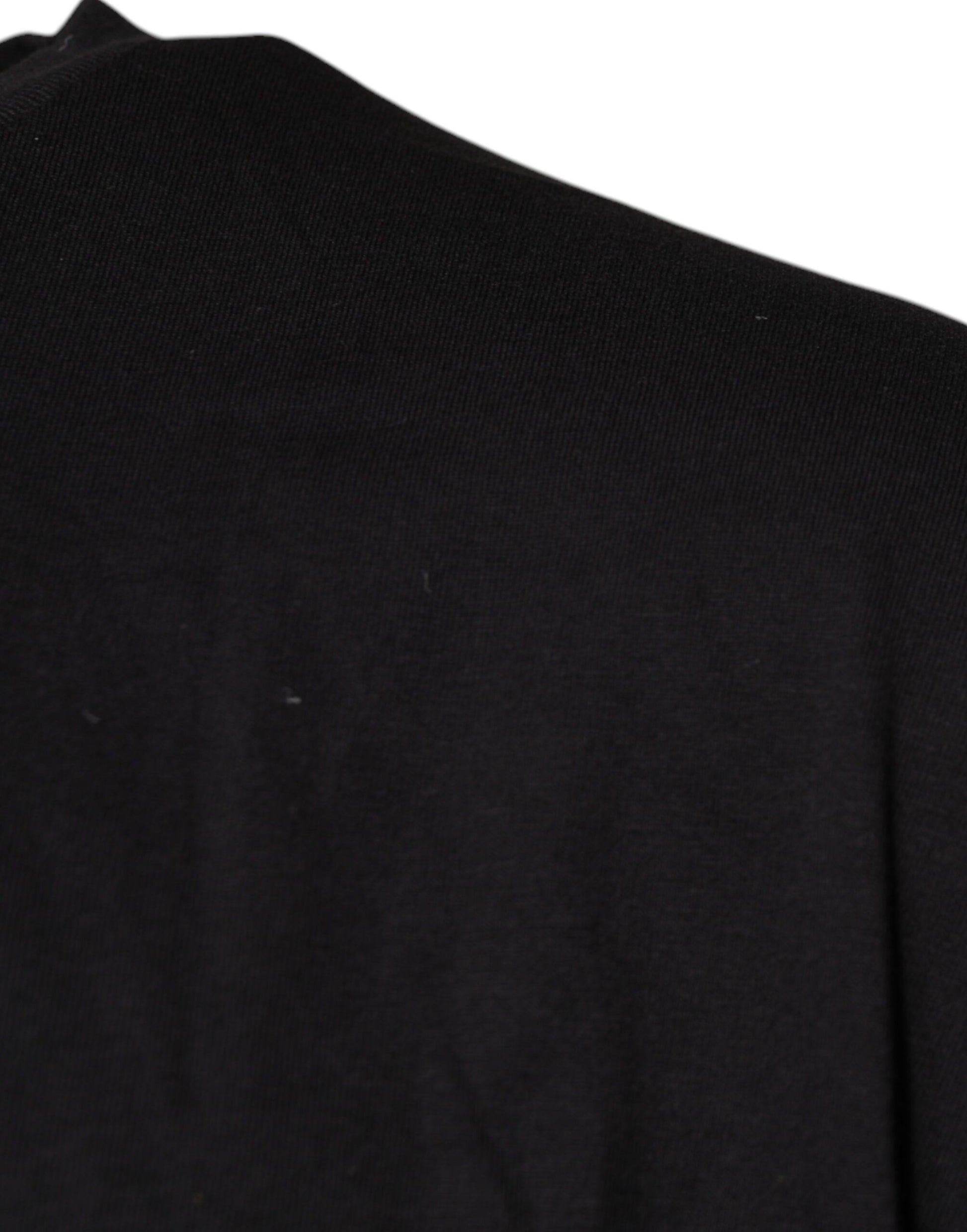 Black shirt on hanger