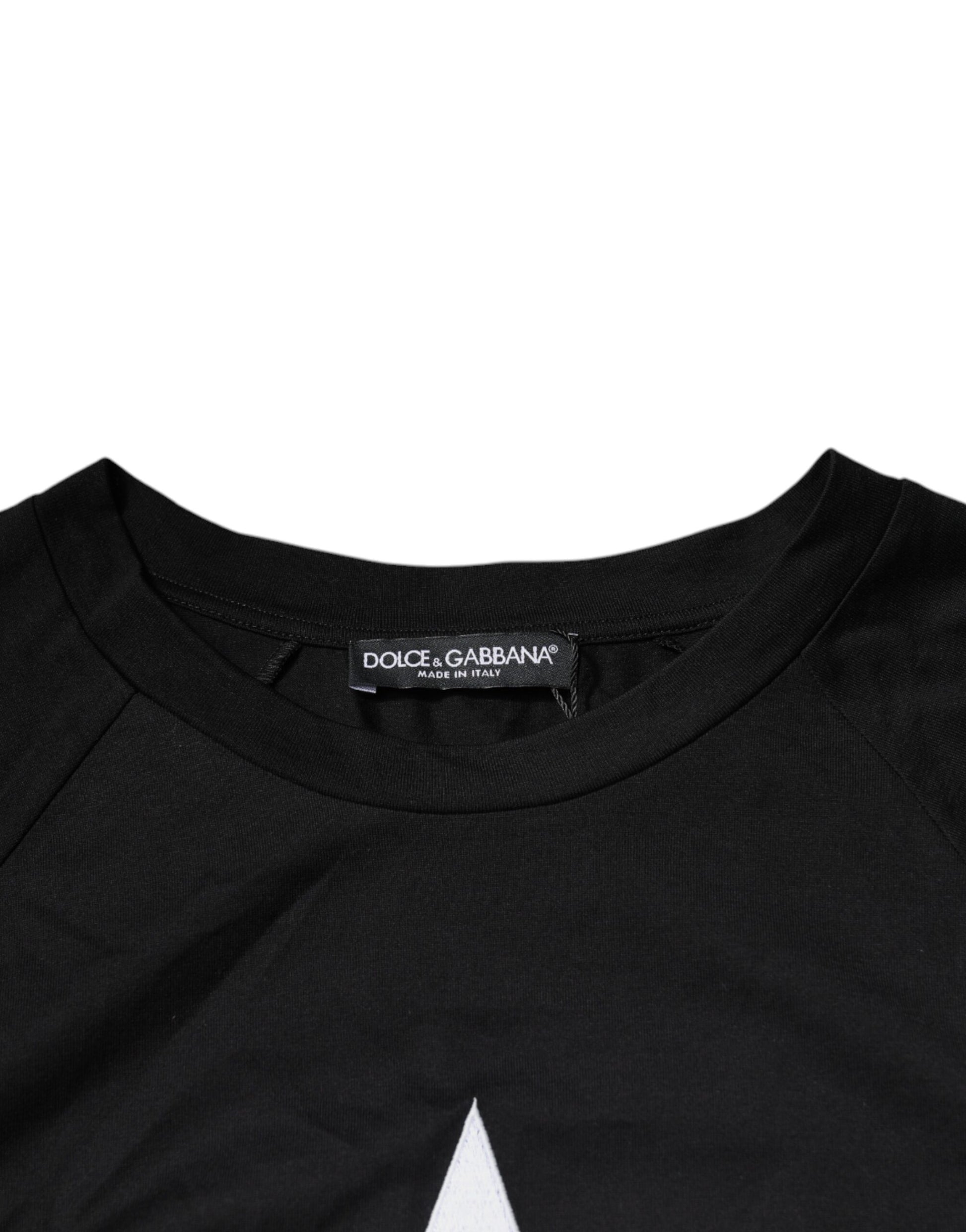 Black sweater with ribbed neckline