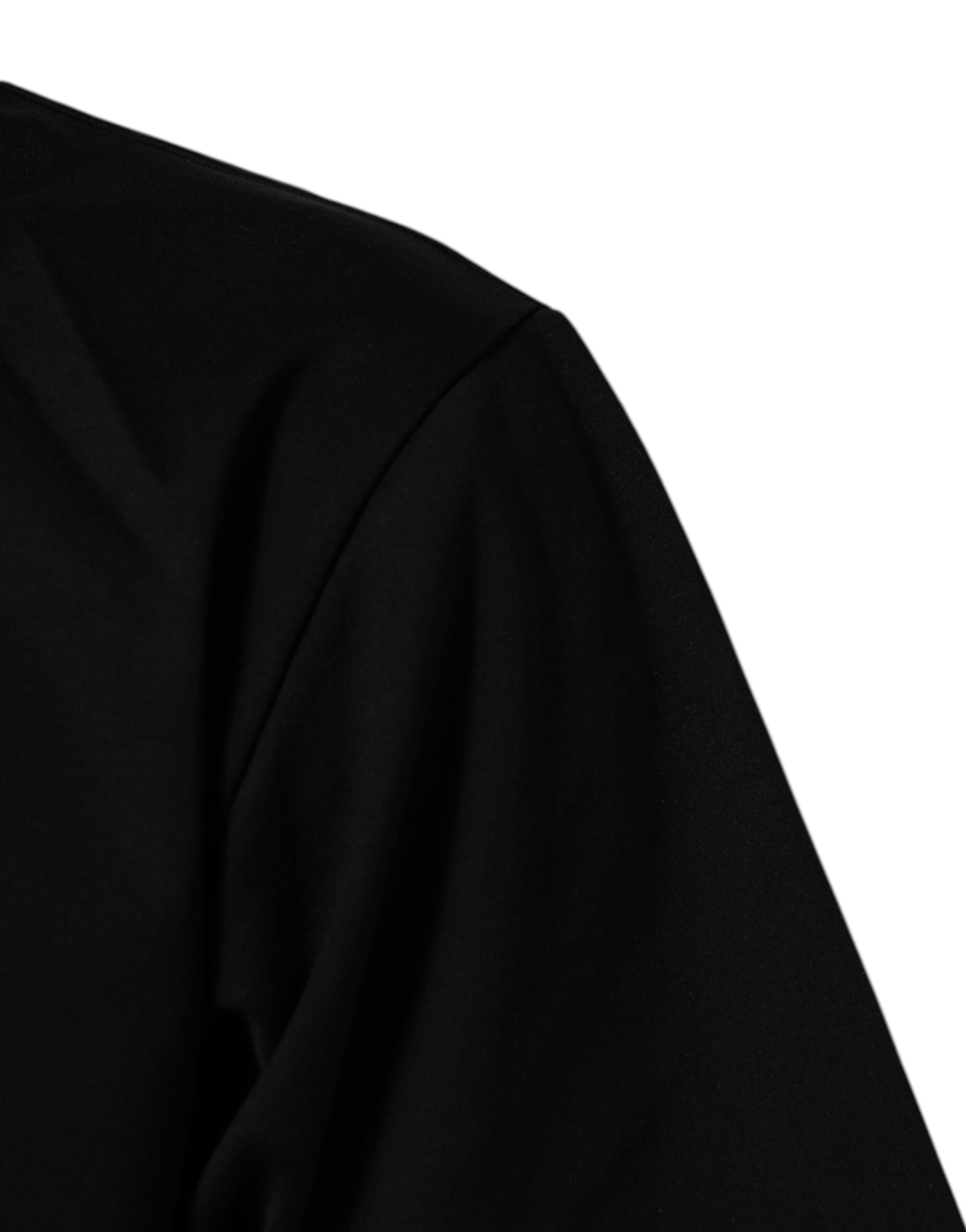 Black long sleeve shirt on mannequin
