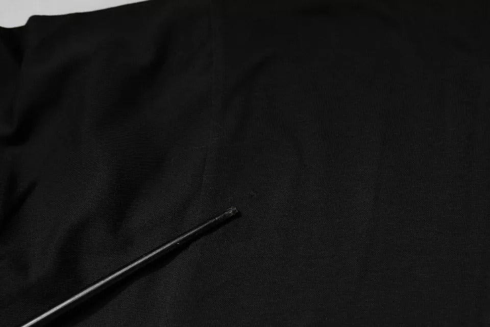 Black fabric on table