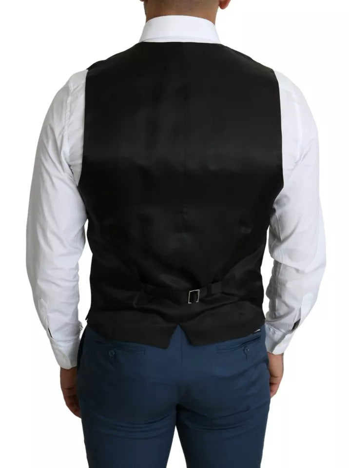 A black men's formal vest from Dolce & Gabbana