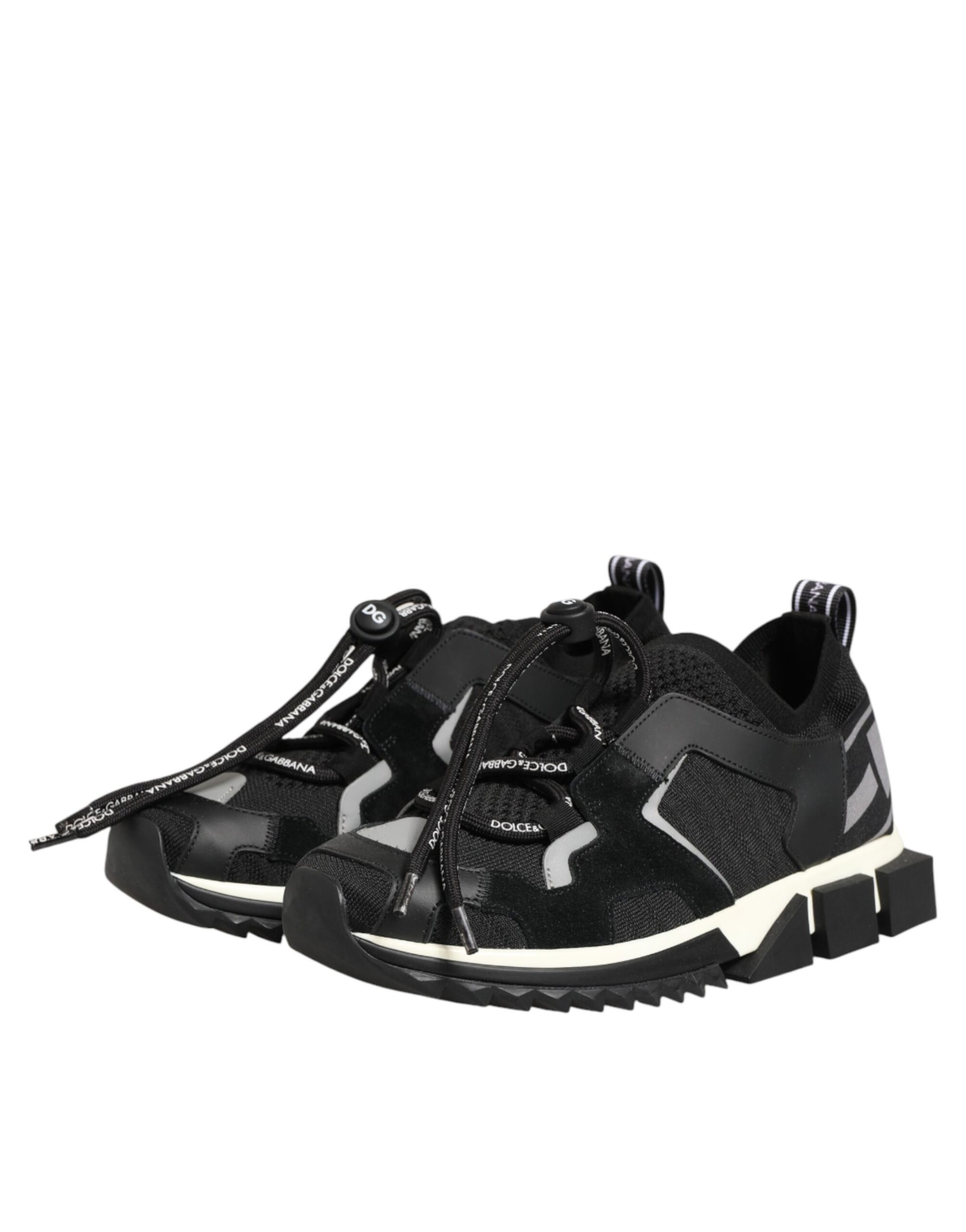 Black and white baby shoe with velcro straps