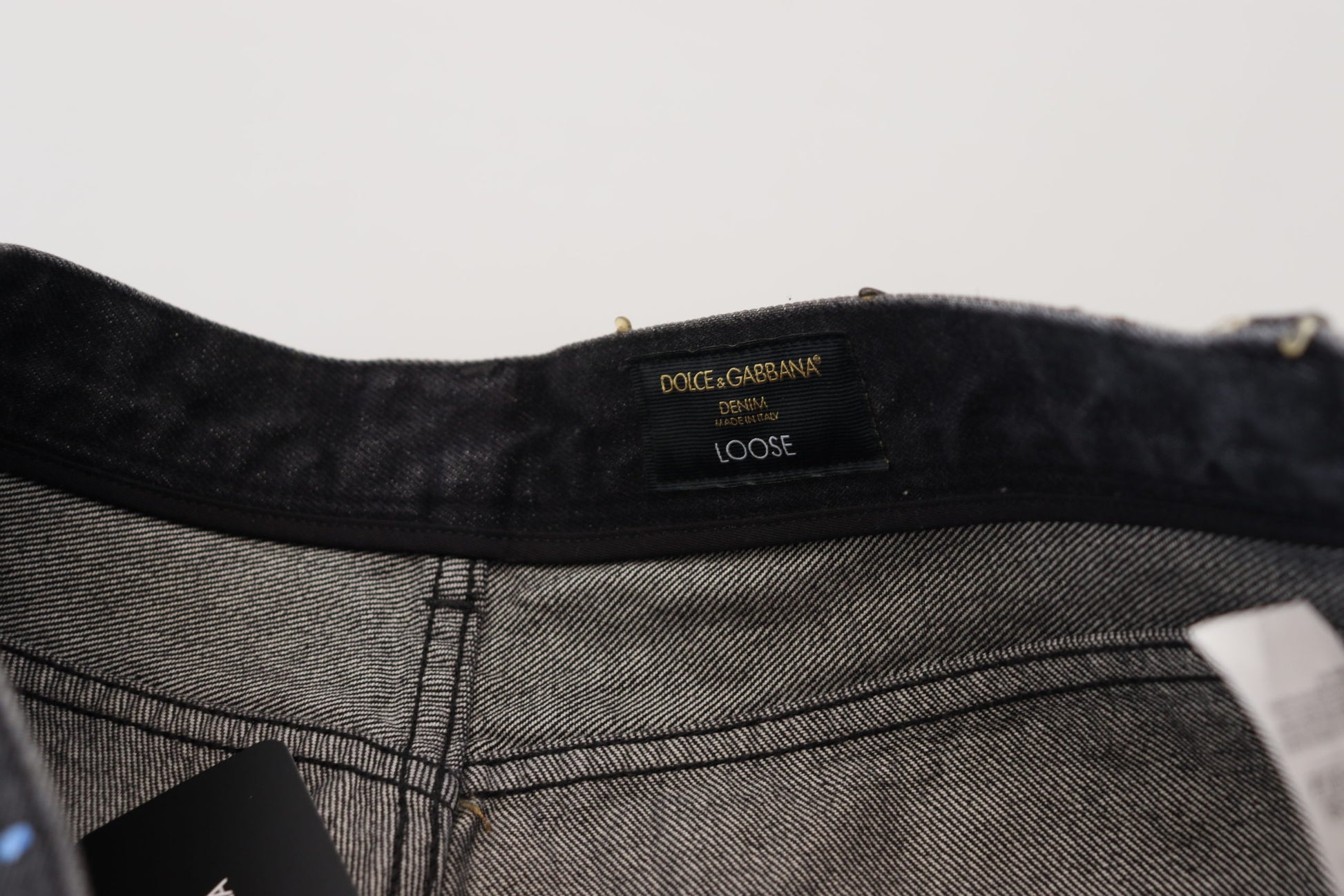 Blue jeans on a hanger