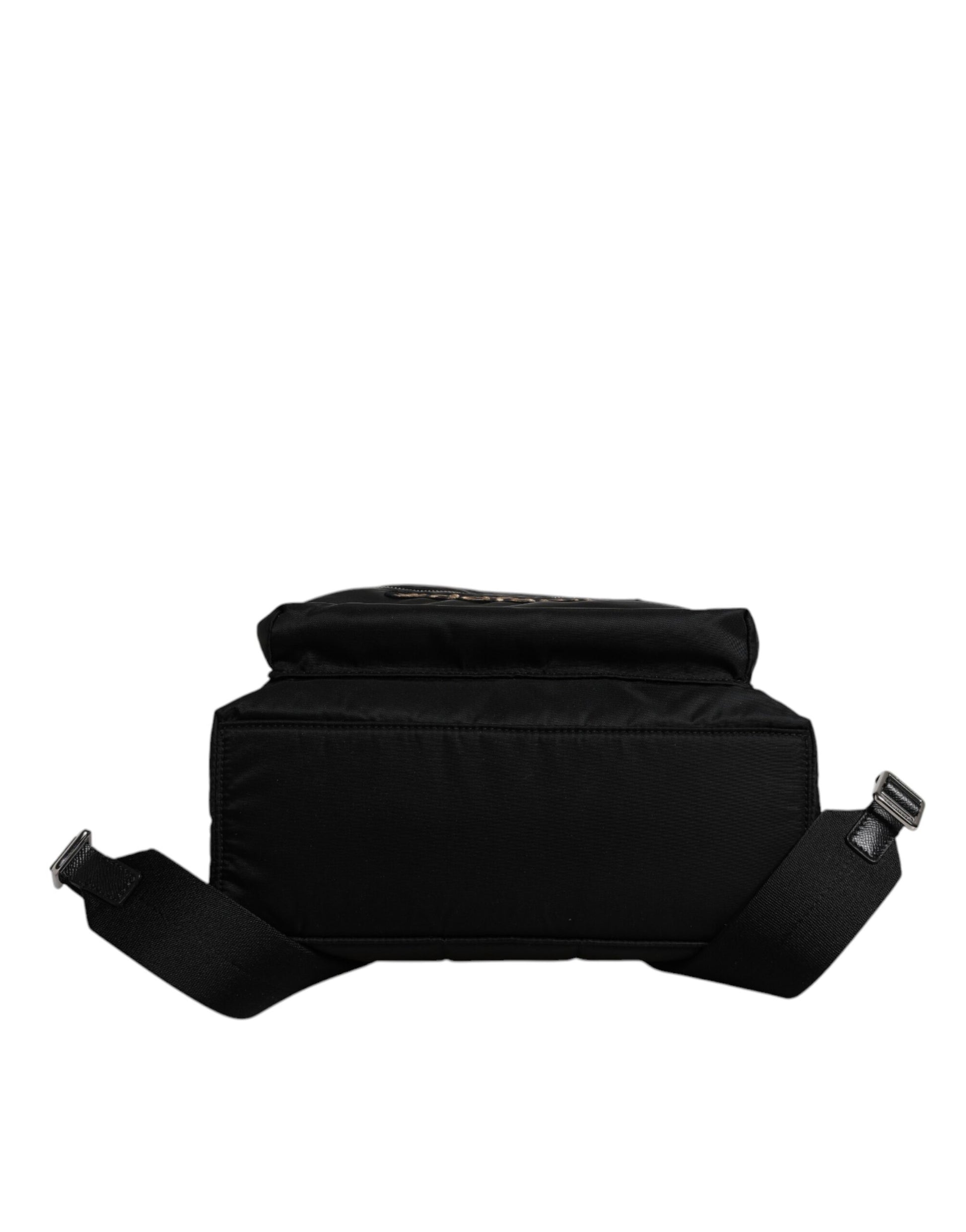 Black pouch with straps for carrying items