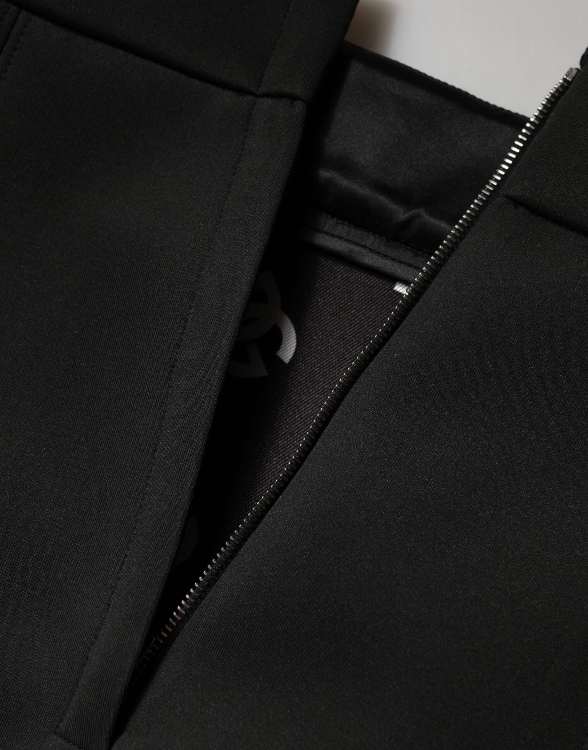 Black jacket with zipper