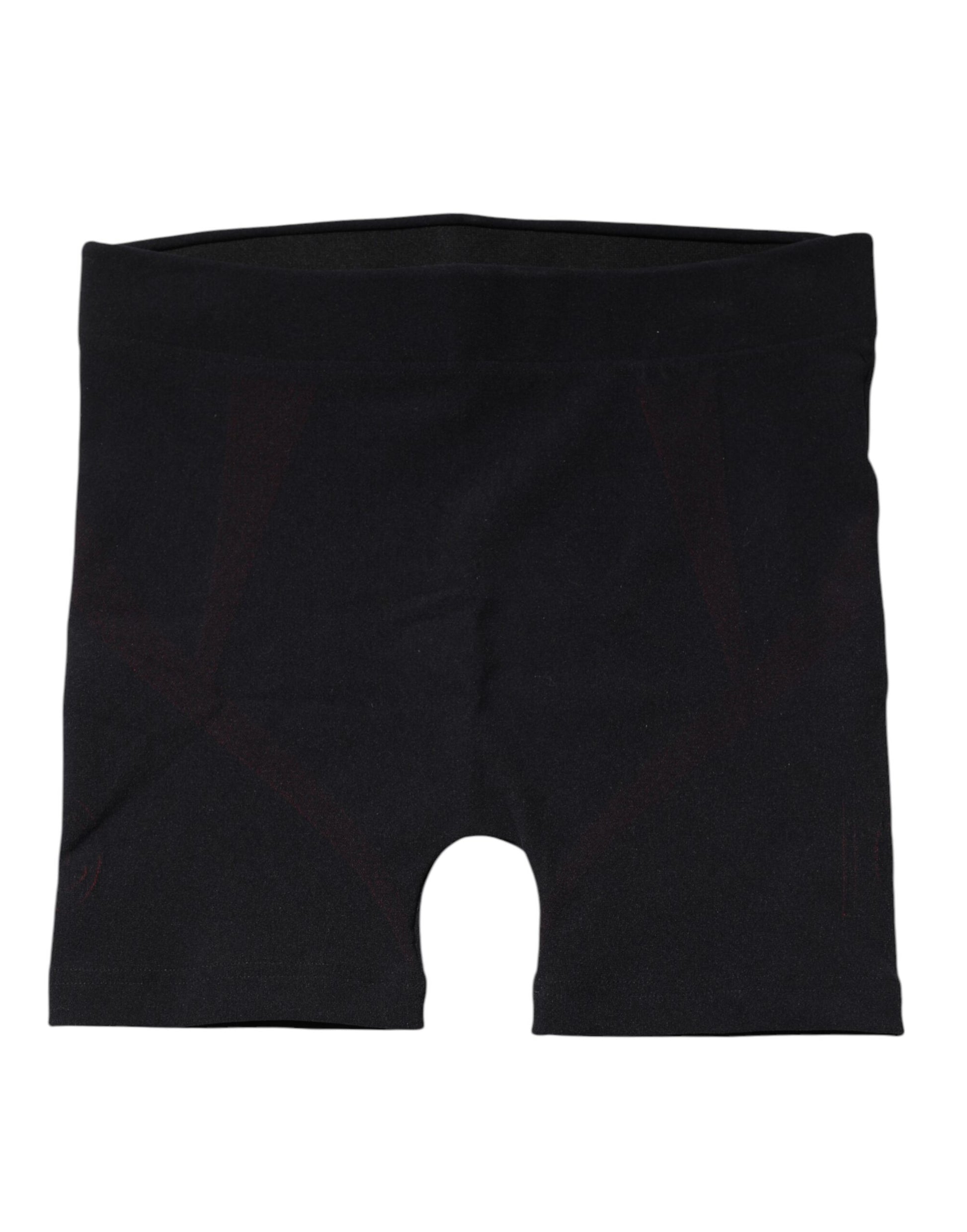Black shorts with horizontal stripes