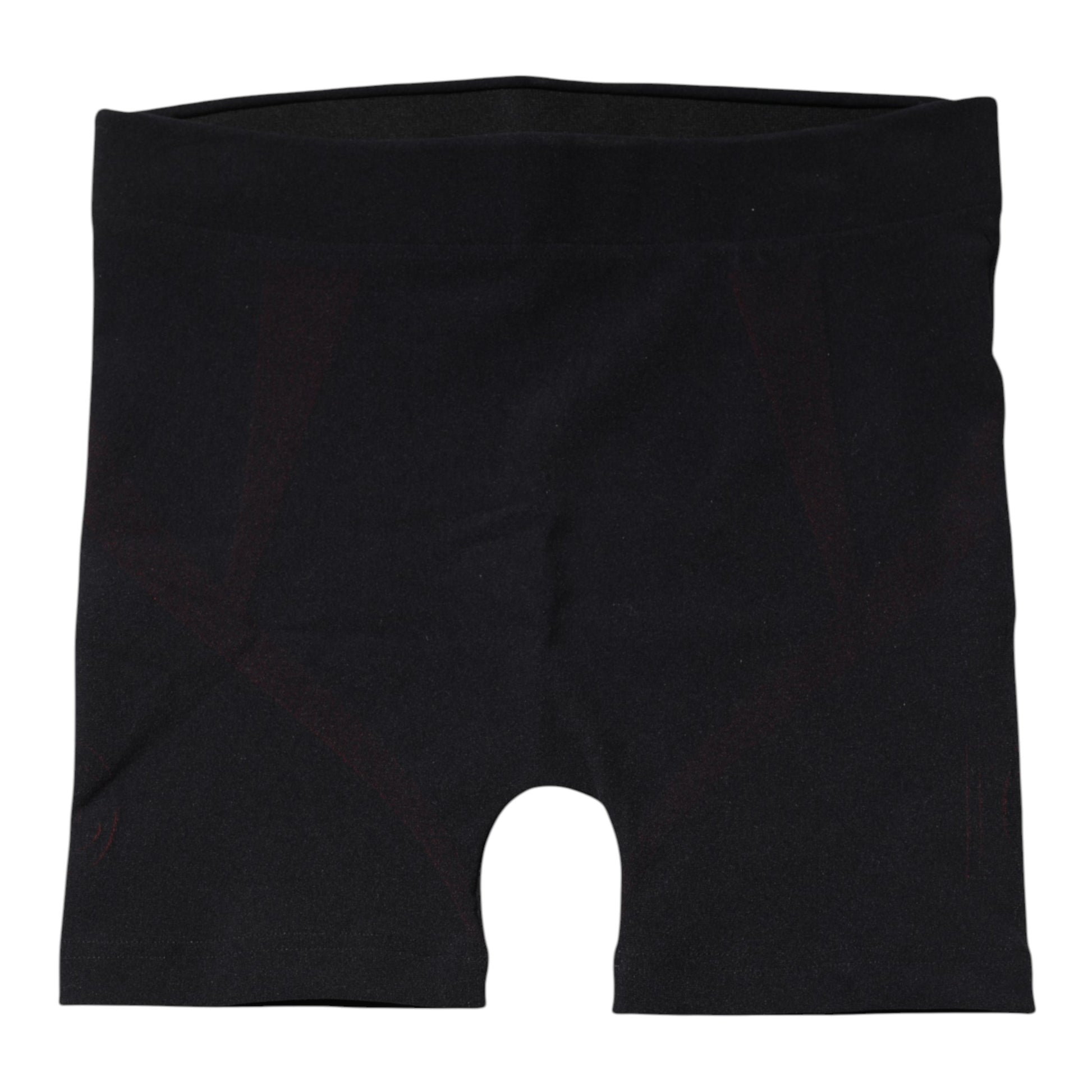 Black cotton briefs with red trim