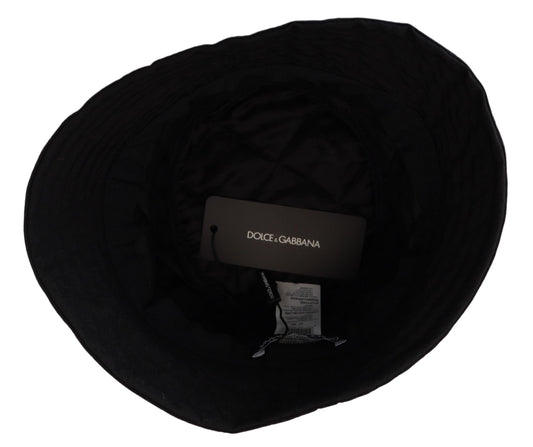 Black hat with white tag inside