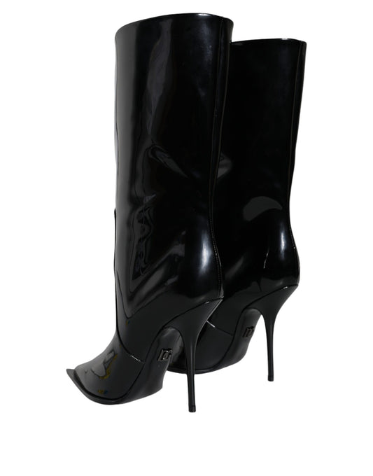 Black knee high boots