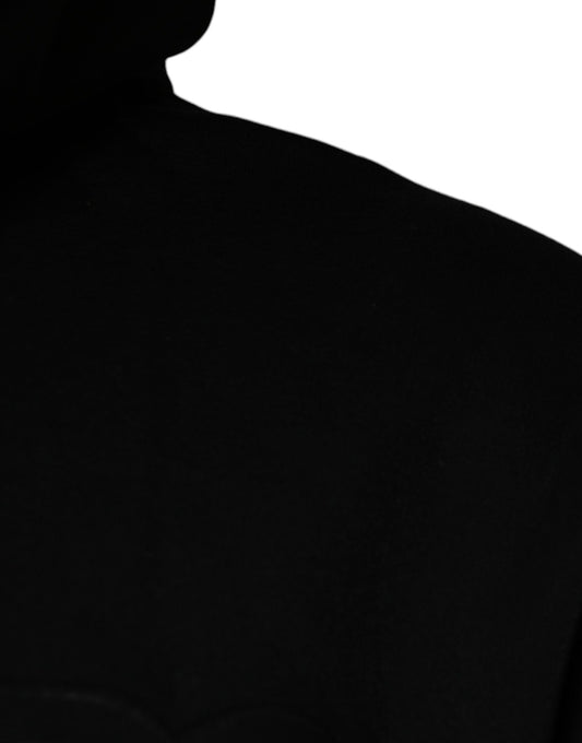 The back of a black shirt