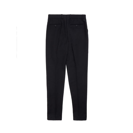A pair of black polyester dress pants by Dolce & Gabbana
