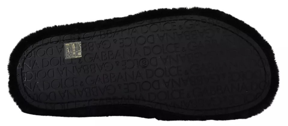 Black shoe with white writing on bottom
