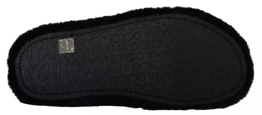 Black shoe with white writing on bottom
