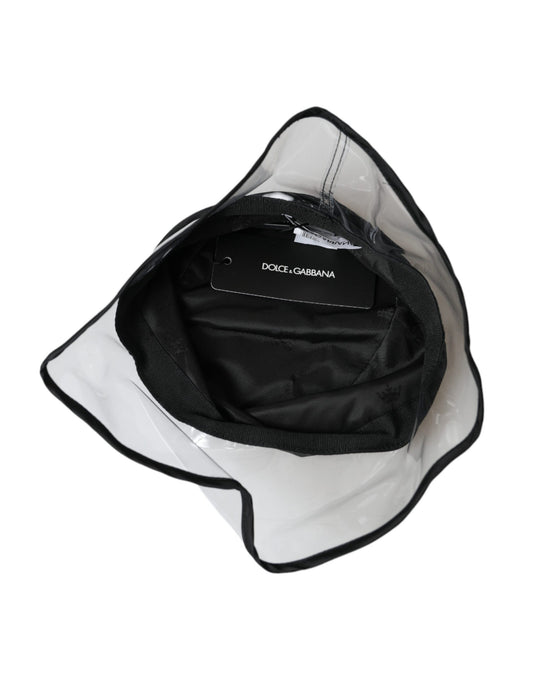 Black and white bag in plastic wrap
