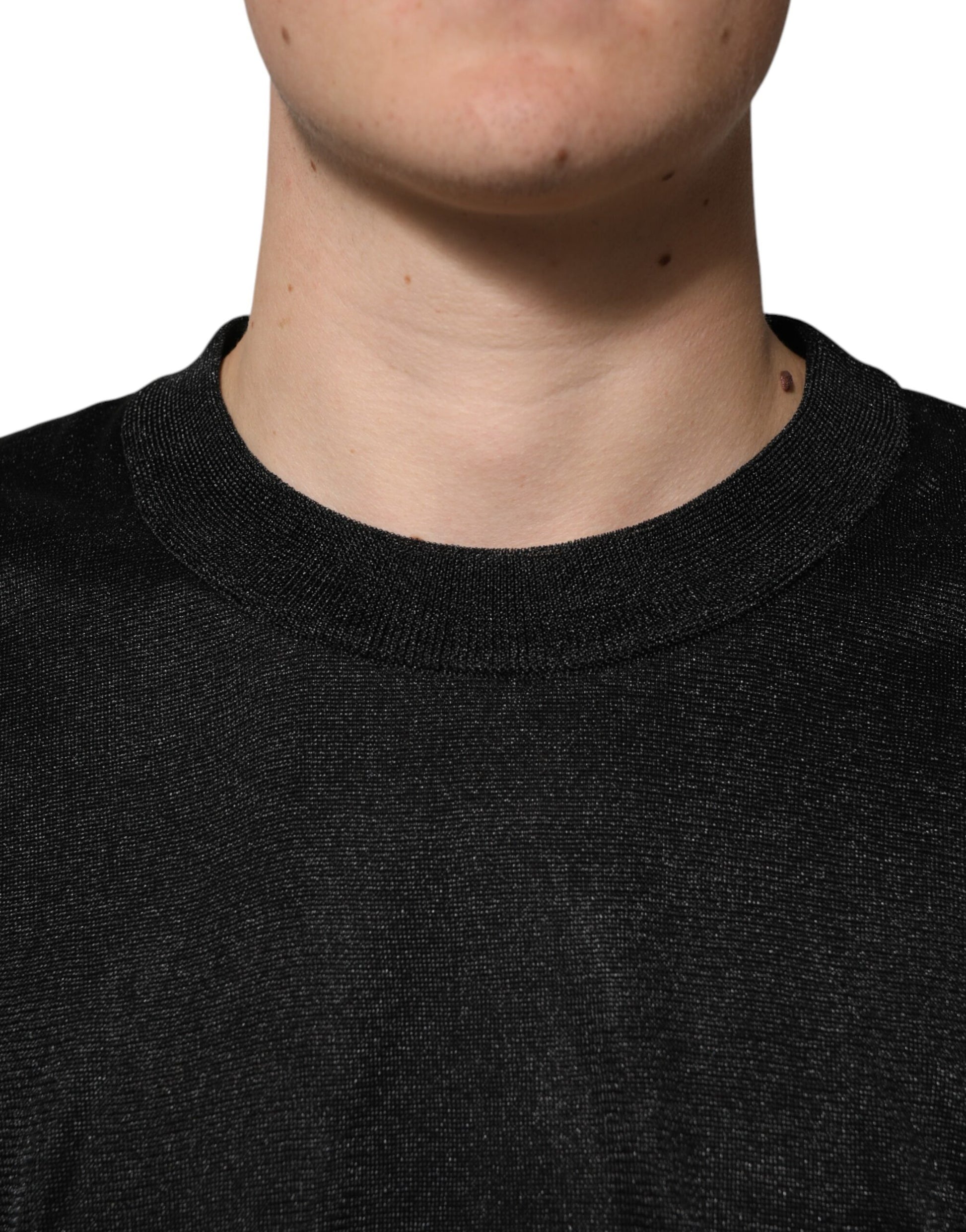 Man wearing black sweater