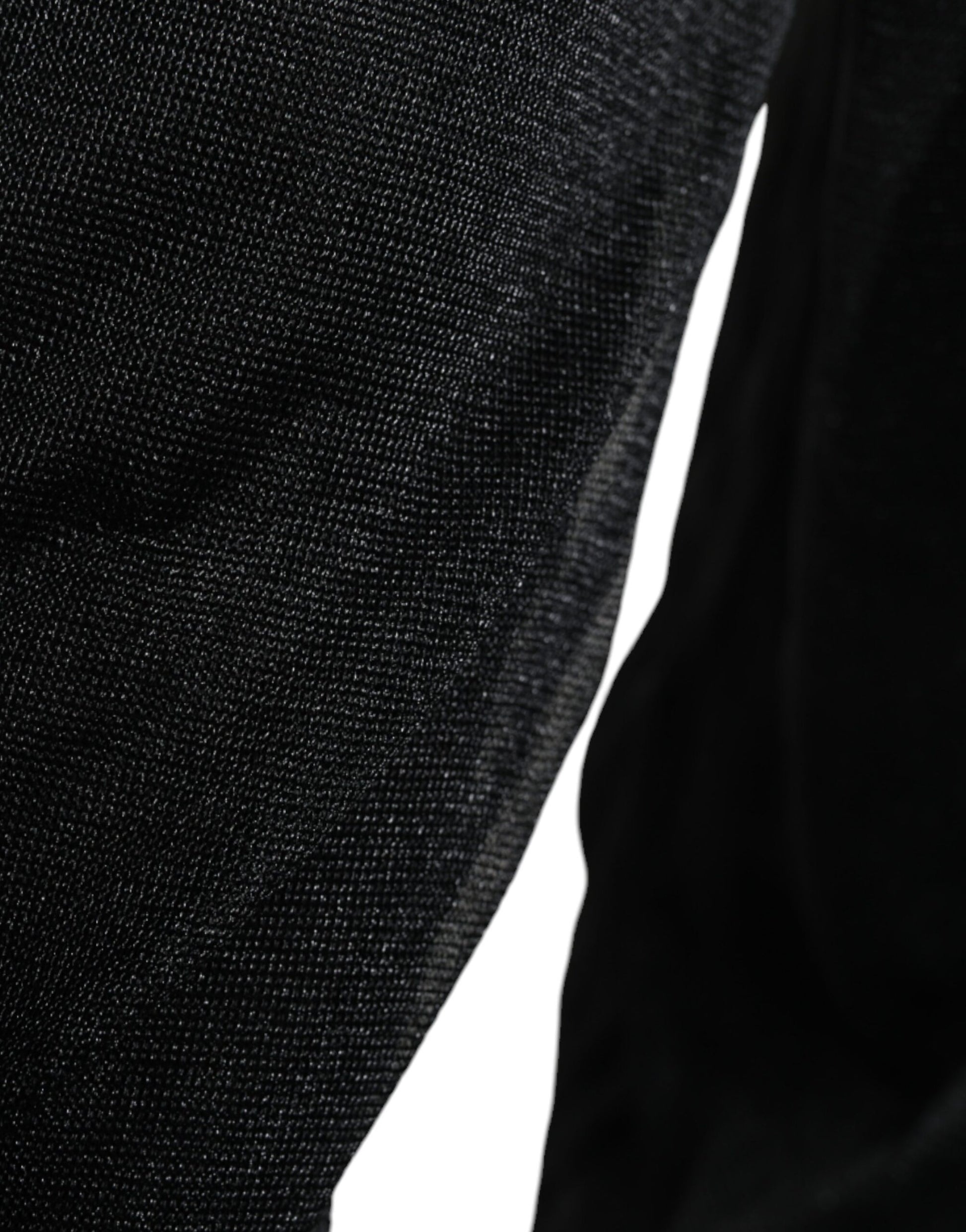 Black denim jeans fabric close up