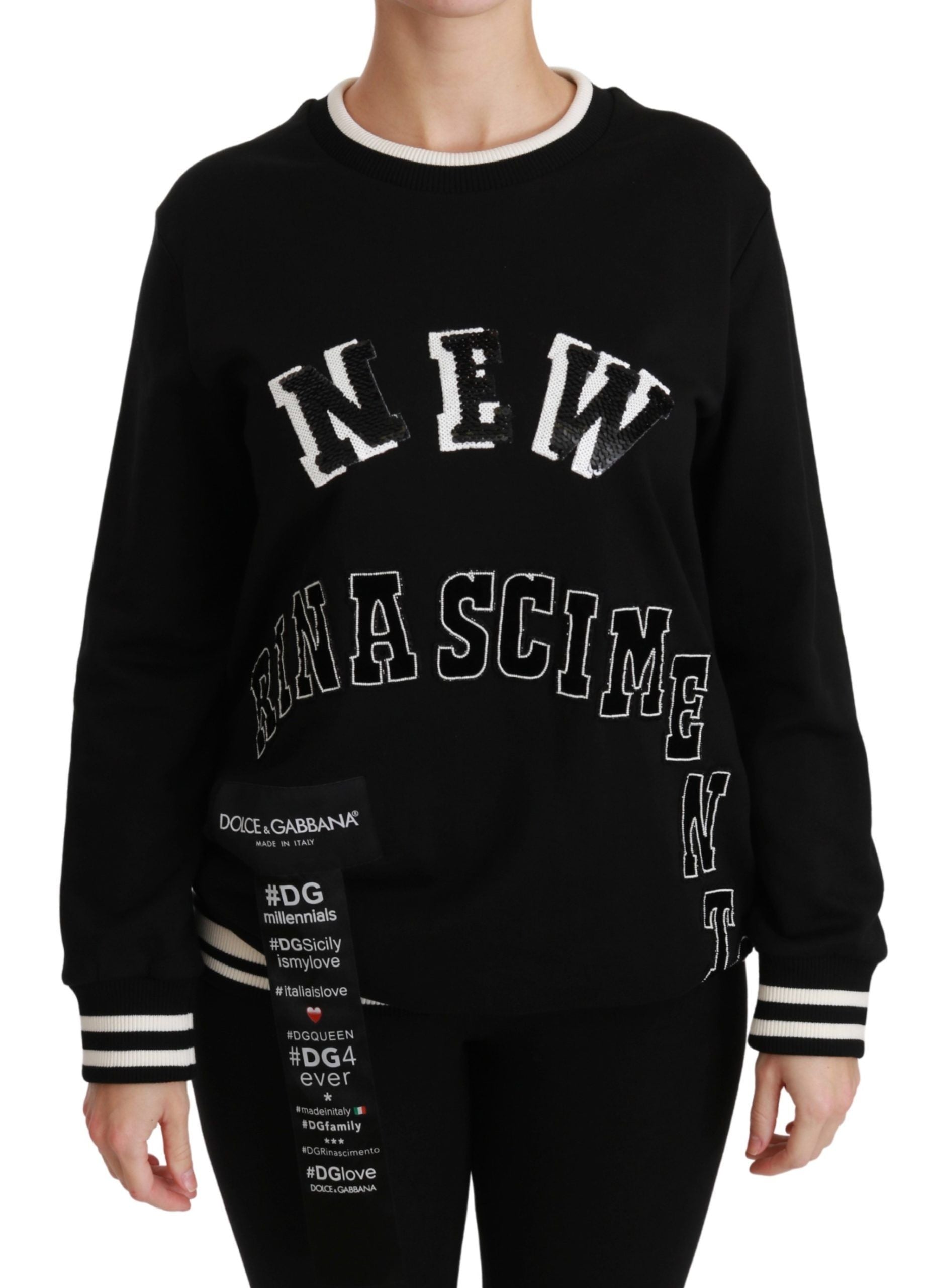 Long sleeve sweatshirt with graphic print on front
