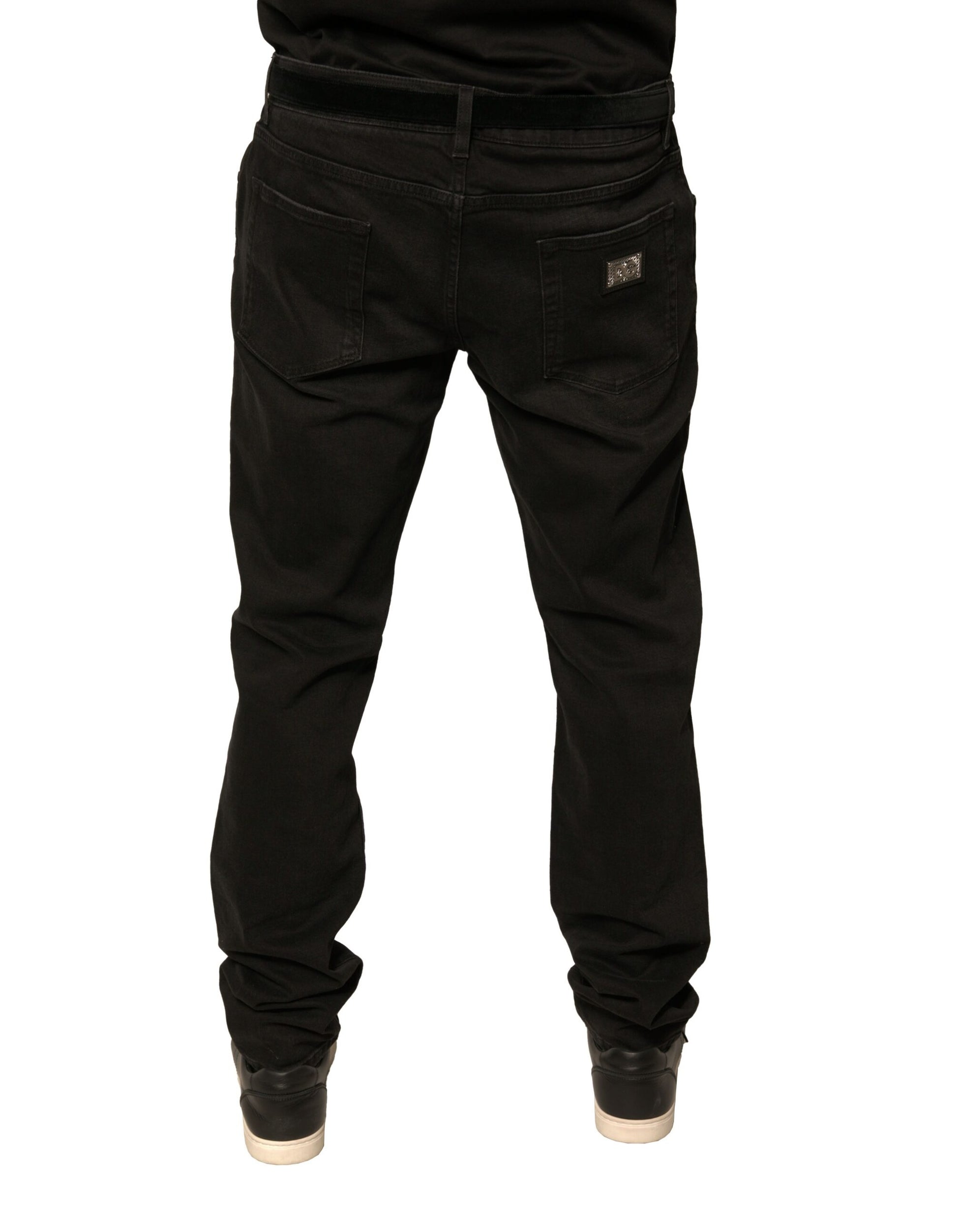 Pair of black cargo pants
