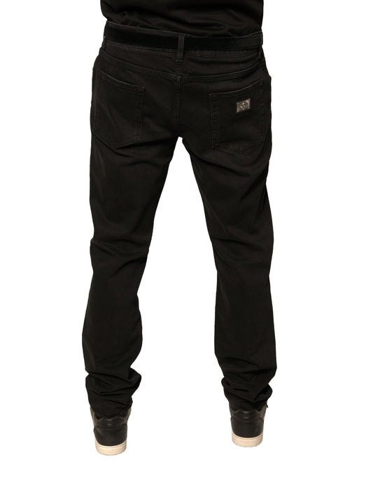 Pair of black cargo pants