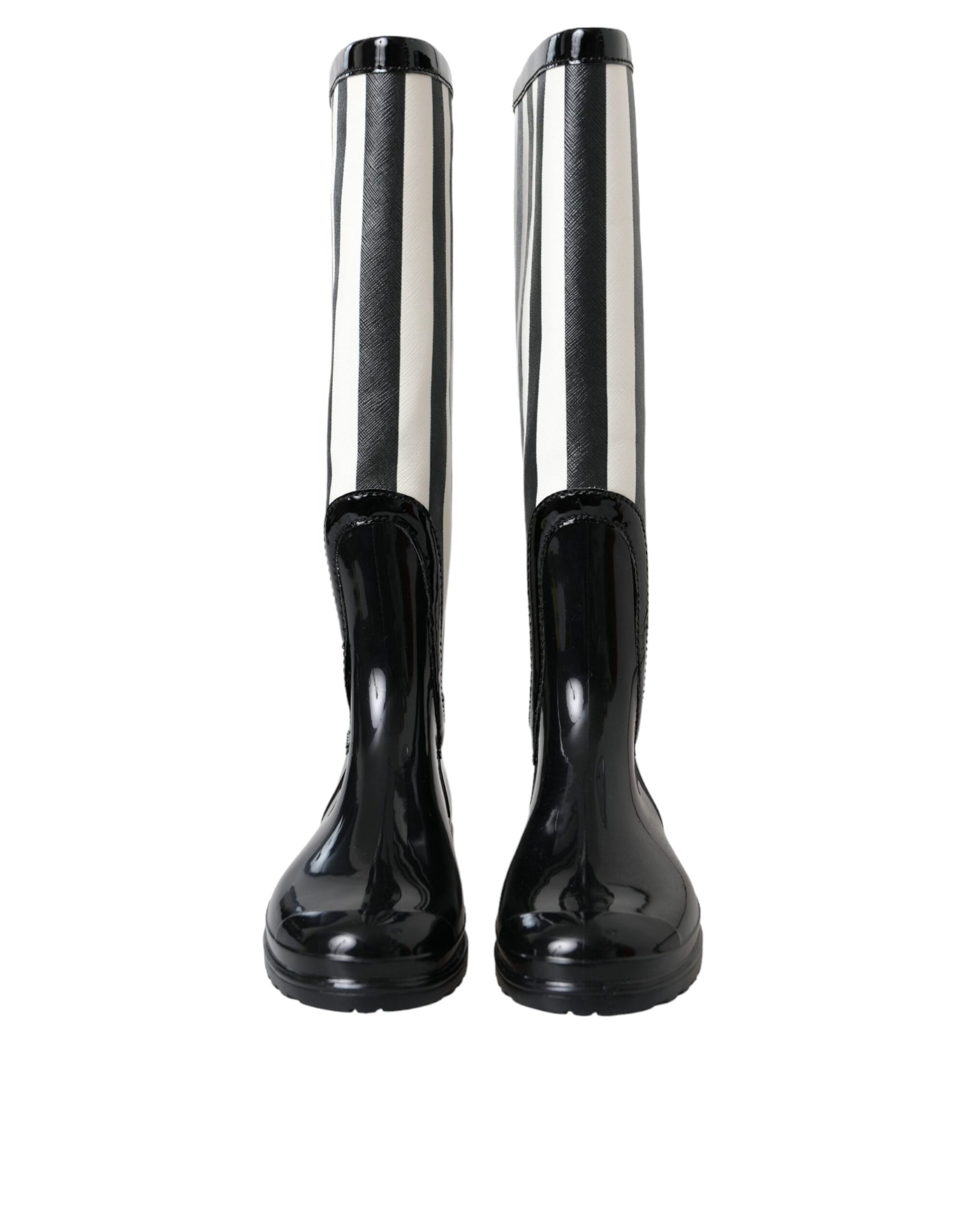 Pair of black rain boots