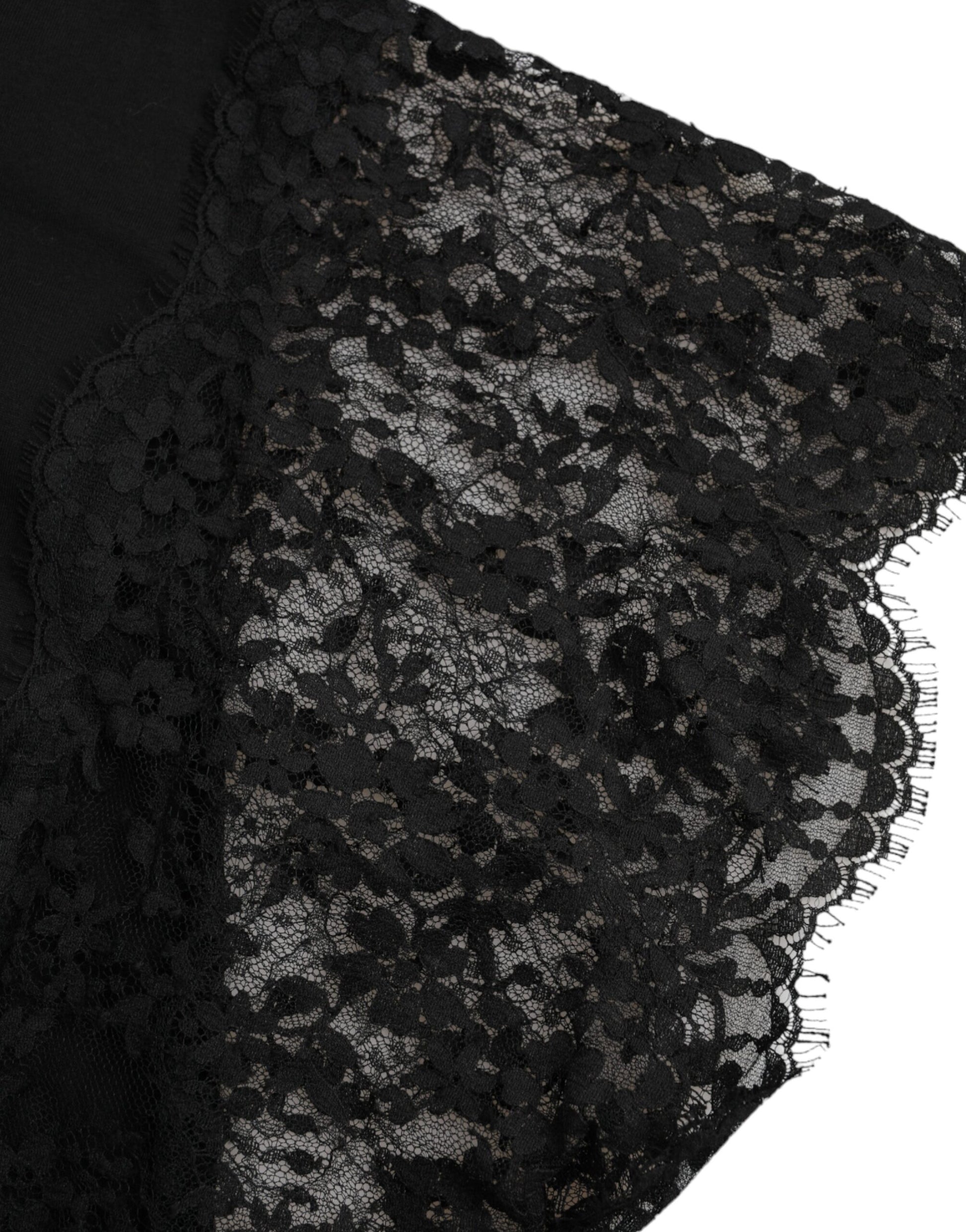 Black lace bra