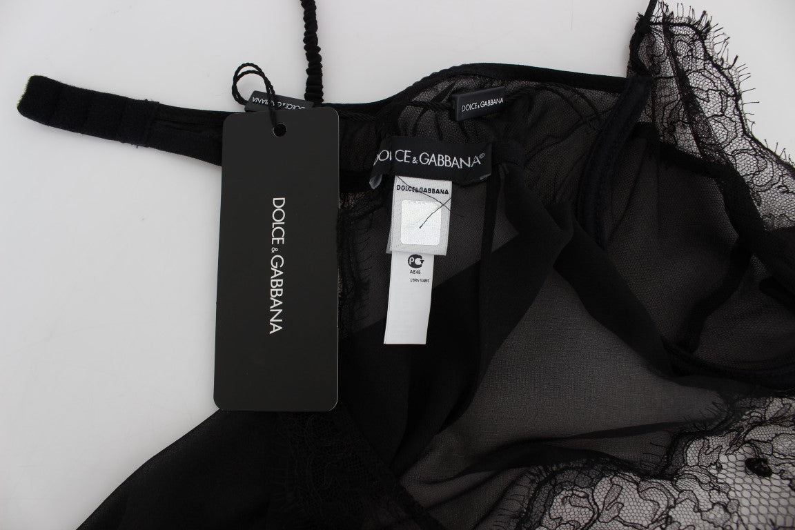 Black lace bra with tag