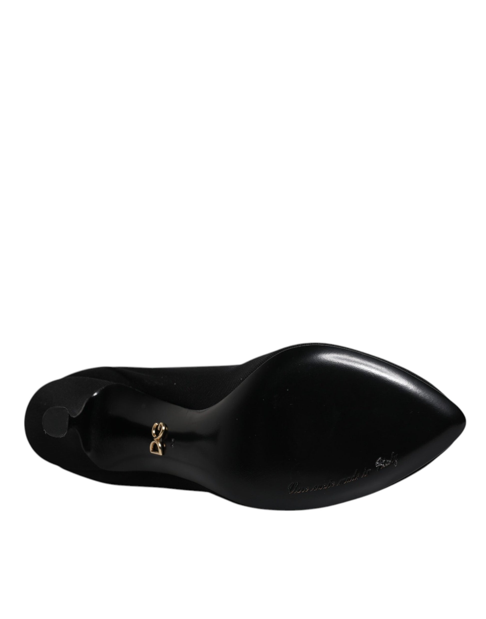 Black shoe on white background