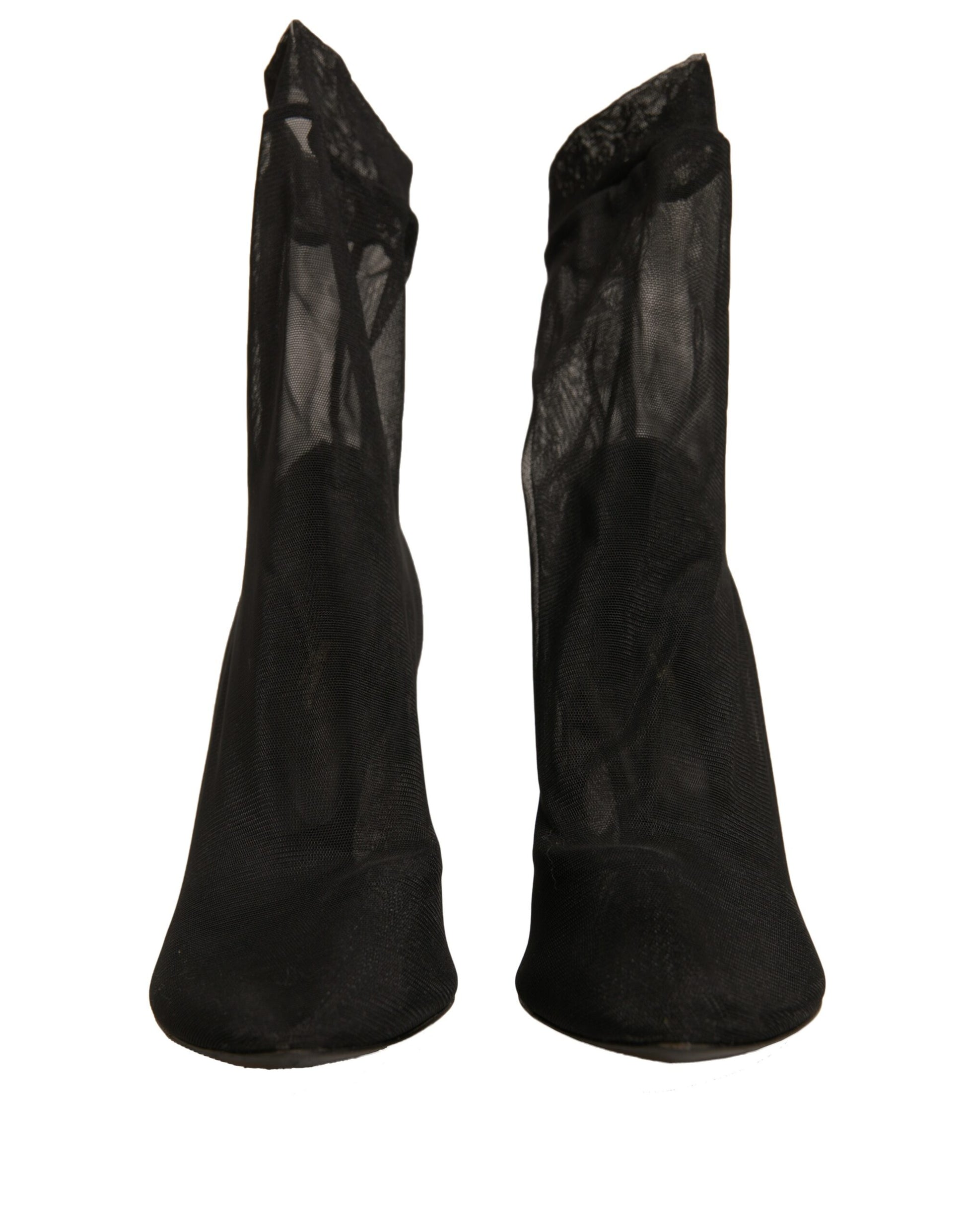 Pair of black knee high socks