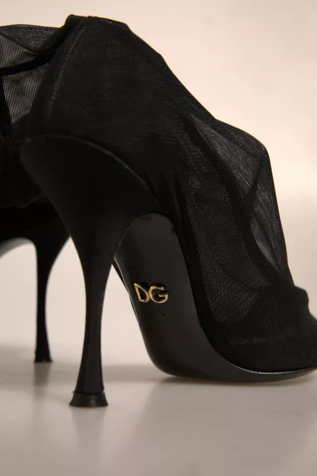 High heel shoe on display