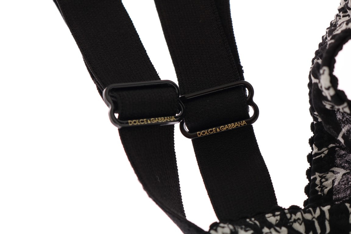 Black strap with metal buckle