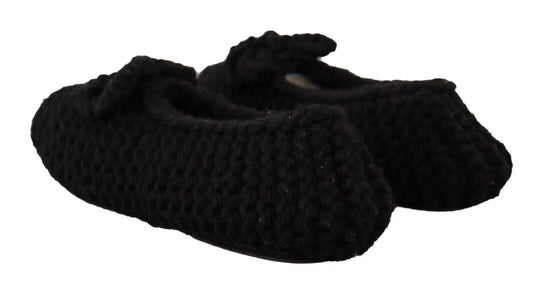 Black knitted fabric with a rough texture
