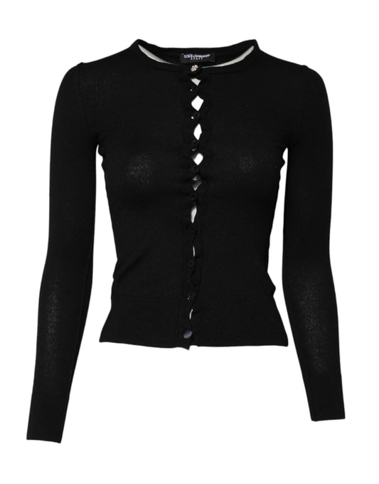 Black long sleeve shirt with zipper details