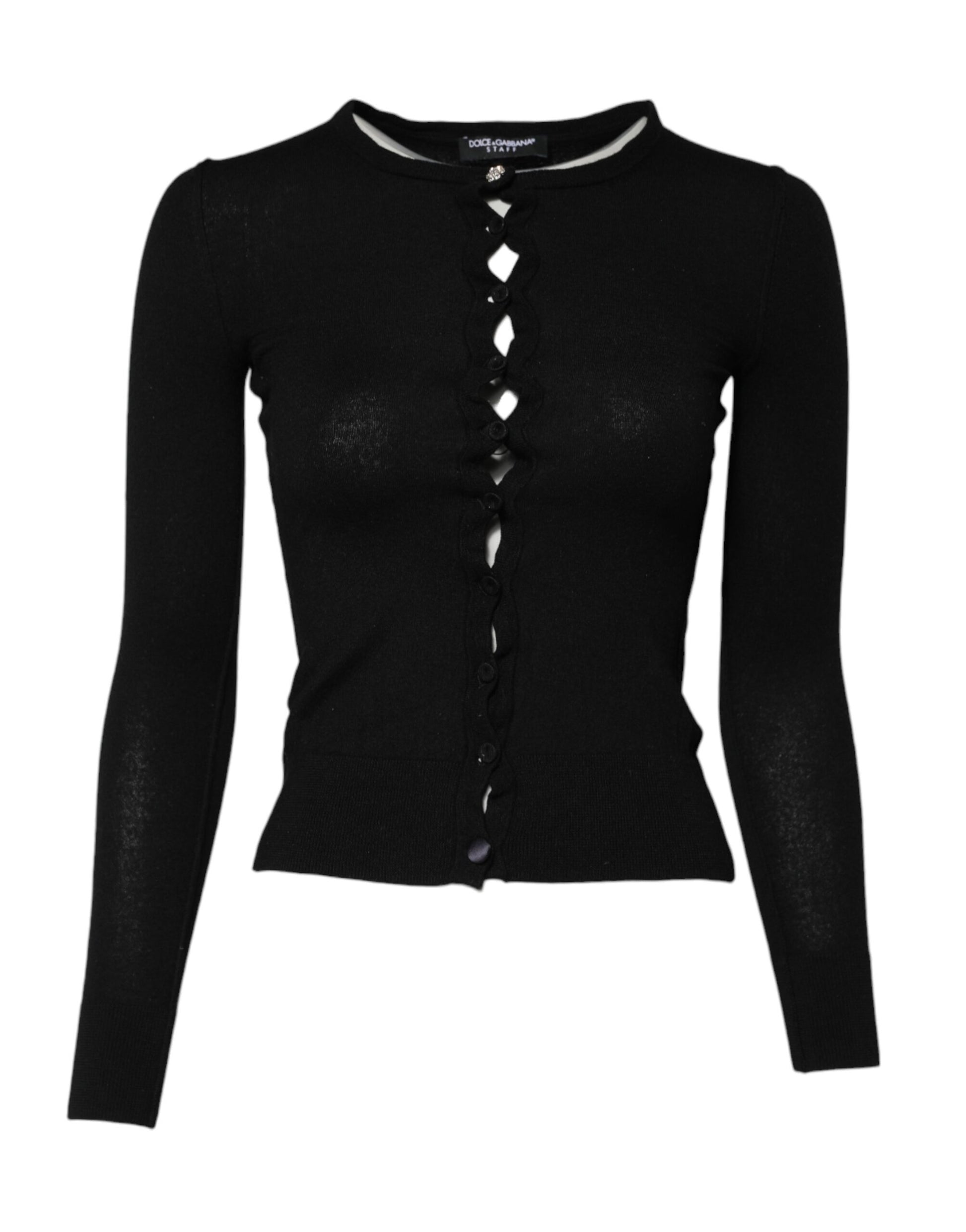 Black long sleeve shirt with zipper details