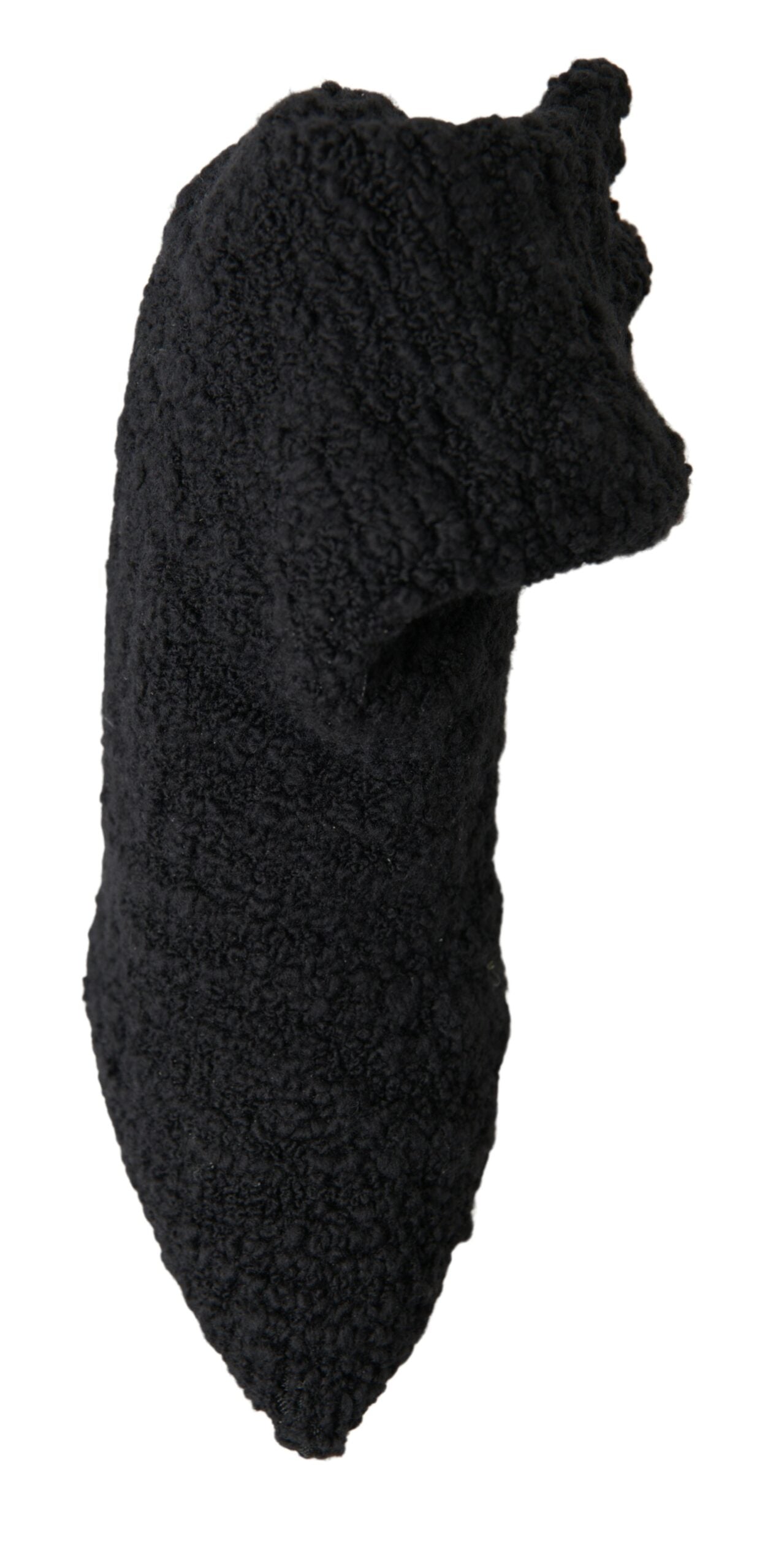 Black bear paw print on a white background
