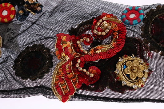 Decorative embroidery on fabric