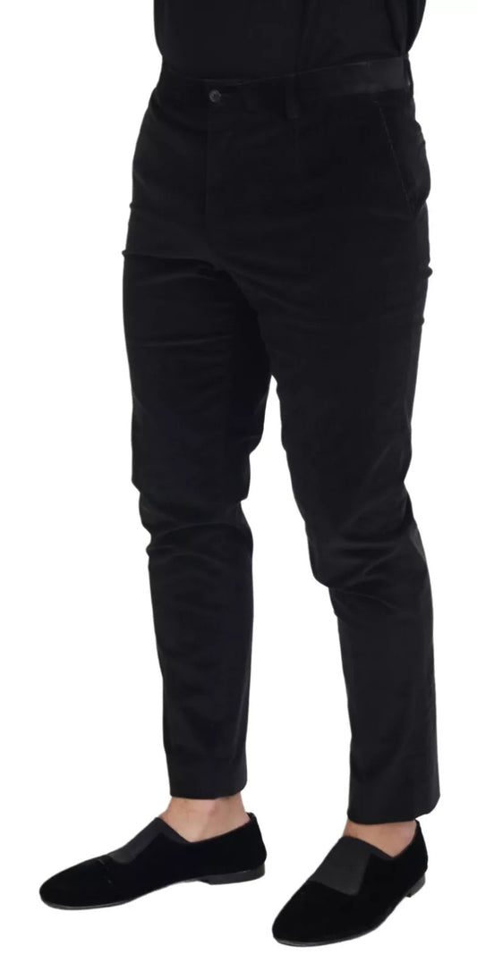 Mannequin wearing black pants and shoes