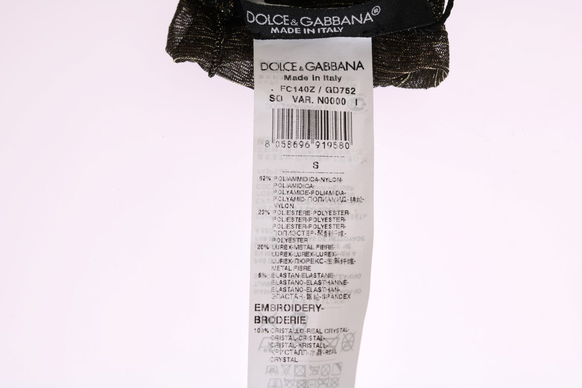 Tag on a black item with white lettering