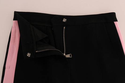 Black skirt with pink lining and zipper