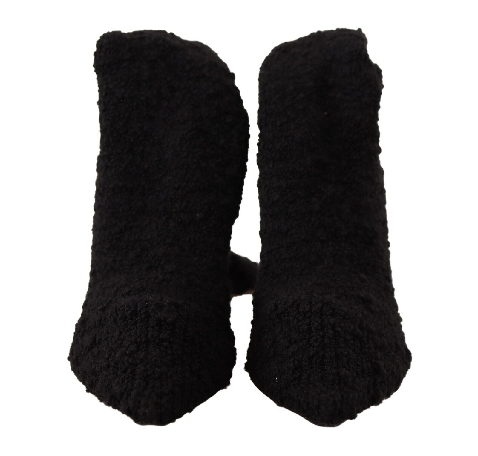 Pair of black wool socks