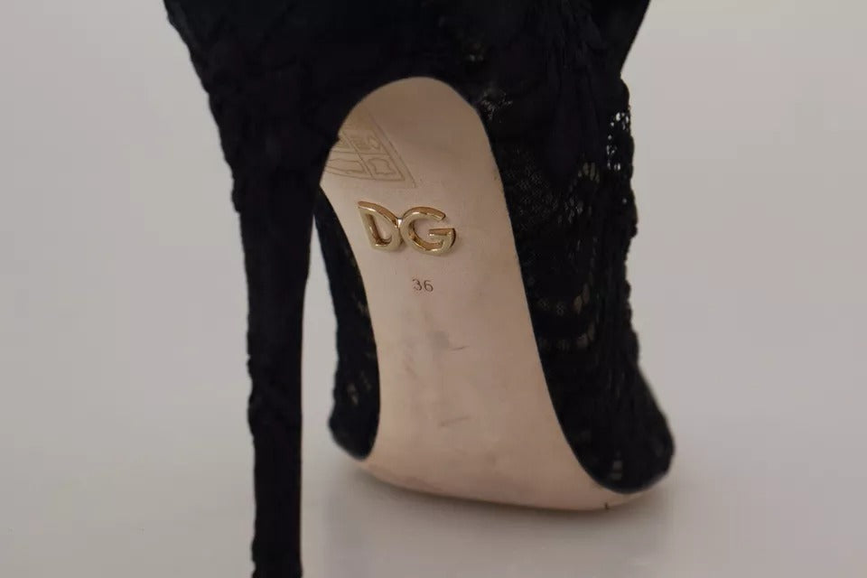 High heel shoe on display
