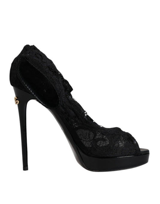 High heel shoe with embellishments on toe and ankle