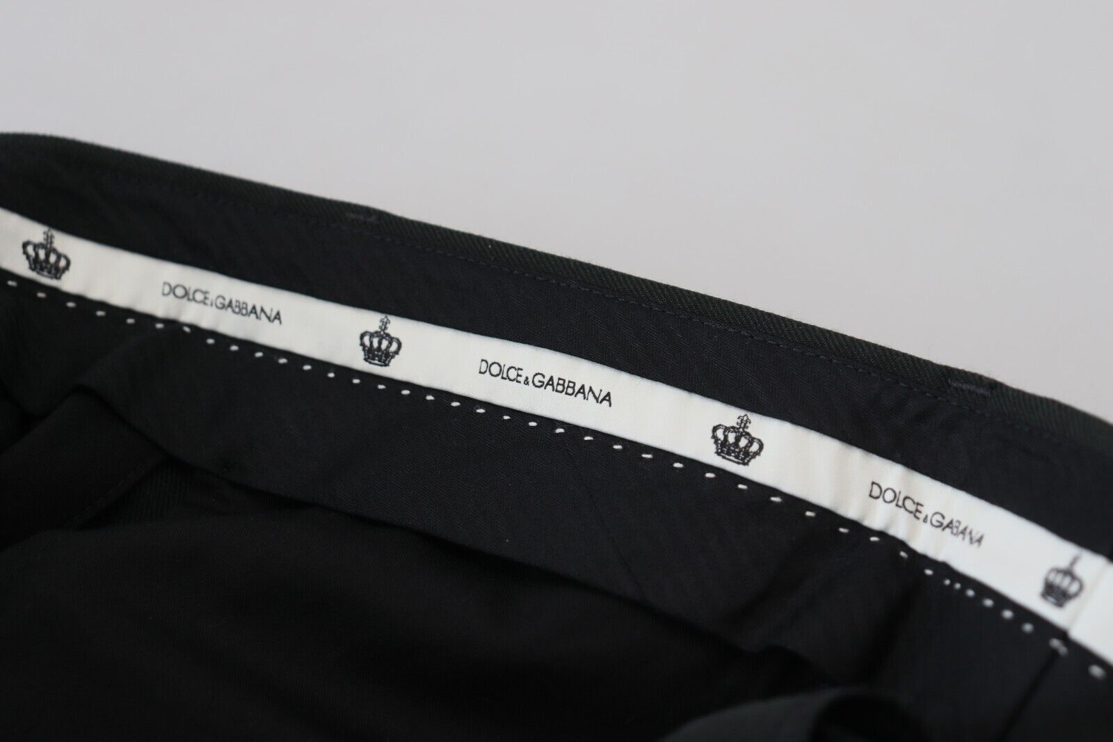 Black underwear with white label