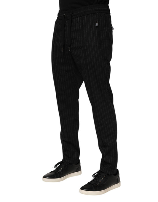 Man wearing black pants and shoes