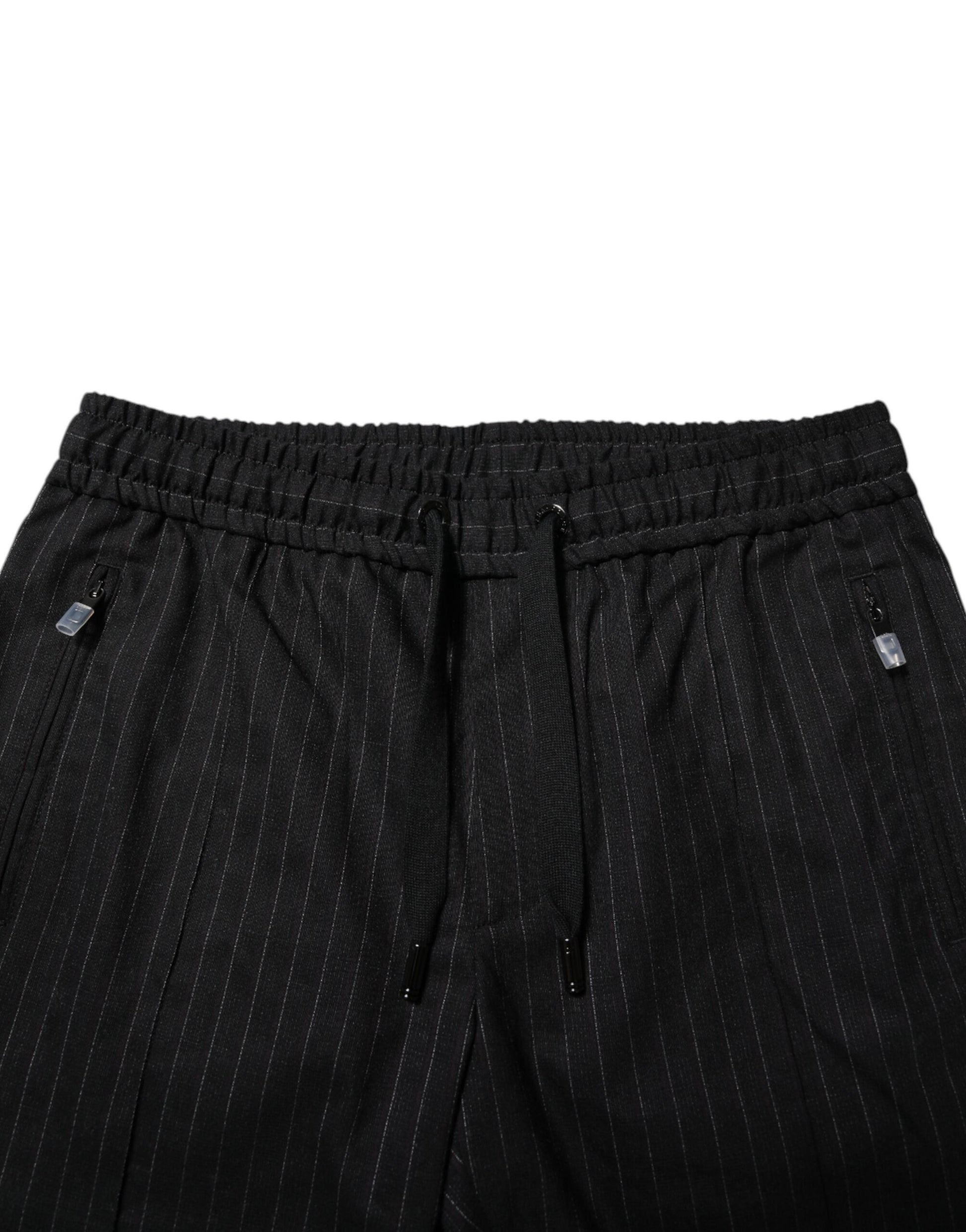Black shorts with white dots