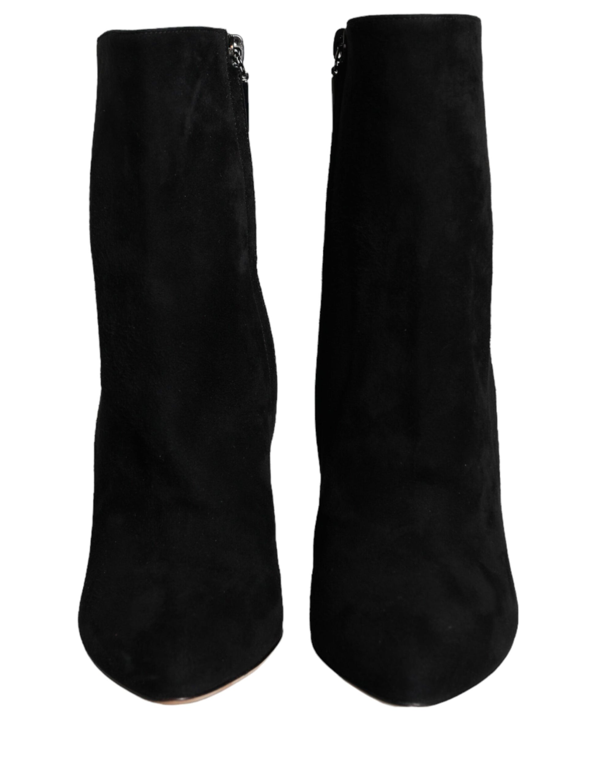 Pair of black knee high boots